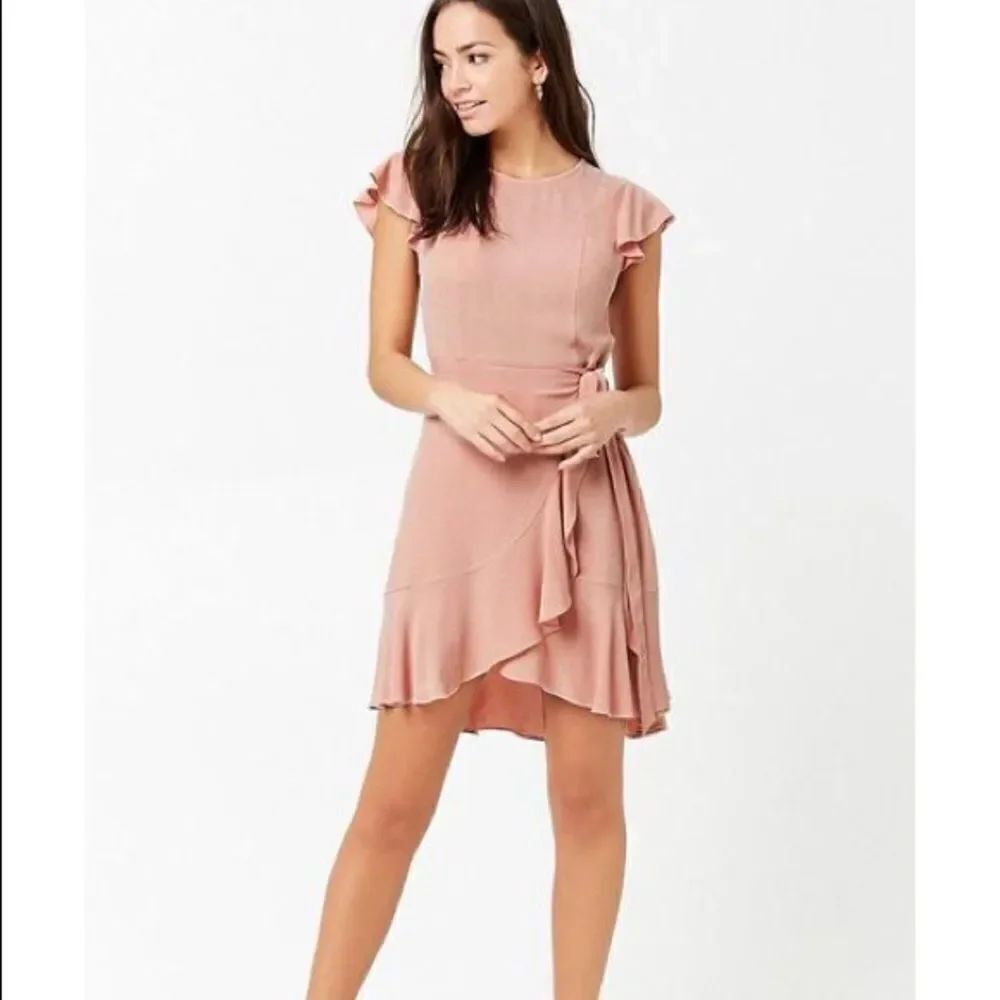 ✨ Flounce Mock Wrap Dress✨